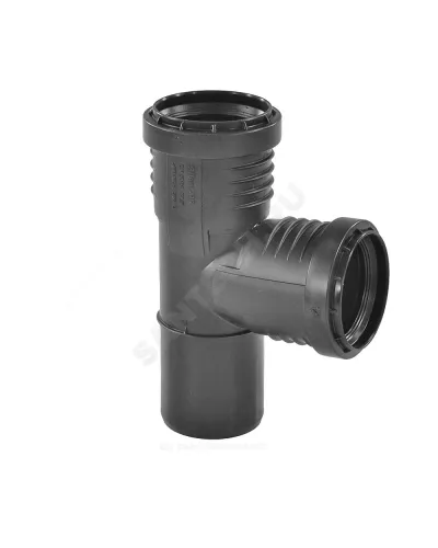 Тройник PP-MD бесшумный Silent-PP Дн 90х50х87,5гр б/нап в/к Geberit 390.448.14.1