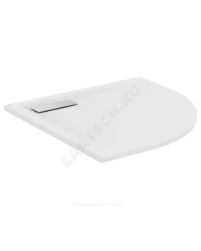 Поддон душевой акрил полукруглый ULTRAFLAT NEW 900х900х25 белый матовый Ideal Standard T4492V1