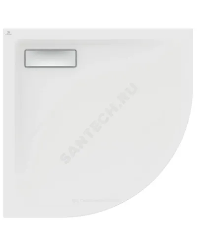 Поддон душевой акрил полукруглый ULTRAFLAT NEW 900х900х25 белый матовый Ideal Standard T4492V1