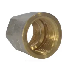 Муфта латунь никель переходная Ду 15х10 (1/2"х3/8") ВР/ВР 9019 ГОСТ 32585-2013 Aquasfera 9019-09