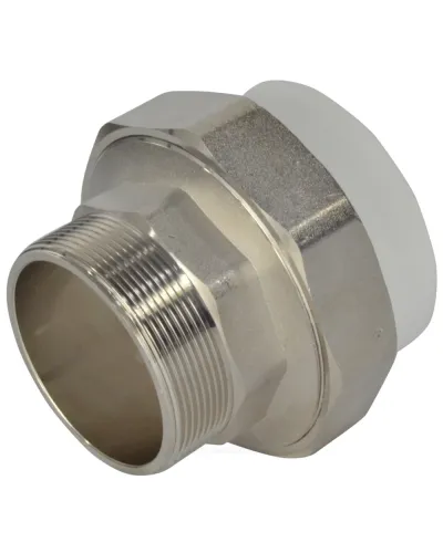 Муфта PP-R комбинированная разъемная белая Дн 75х2 1/2 НР VALFEX 11156212