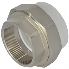 Муфта PP-R комбинированная разъемная белая Дн 75х2 1/2" ВР VALFEX 11155212