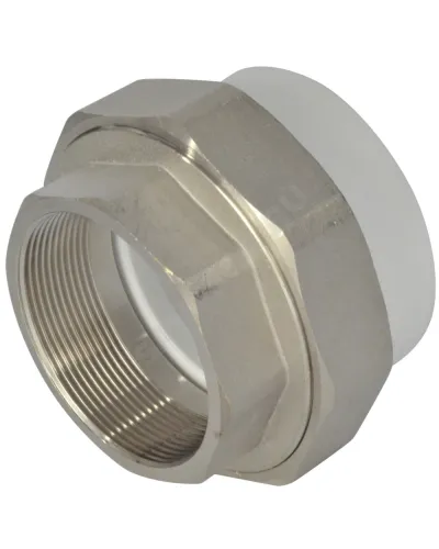 Муфта PP-R комбинированная разъемная белая Дн 75х2 1/2 ВР VALFEX 11155212
