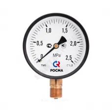 Манометр ТМ-510Р.00 радиальный Дк100мм 0-0,06 МПа кл.1,5 G1/2" Росма 00000013503