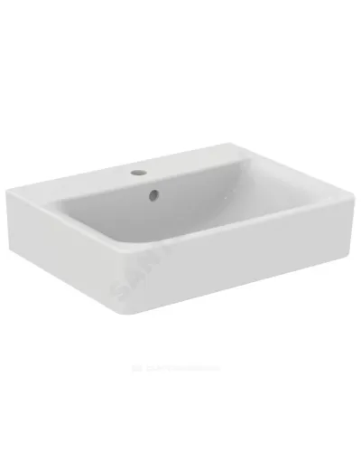 Умывальник подвесной Connect CUBE 60 1 отверстие под смеситель по центру белый Ideal Standard E794501