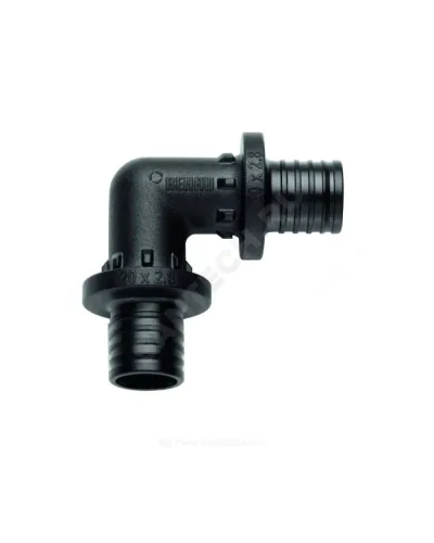 Угольник для PE-X труб аксиальный PPSU Дн 25х90гр RAUTITAN PX Rehau 11600231001