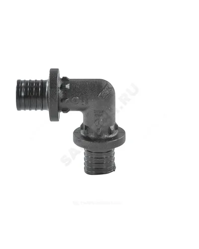 Угольник для PE-X труб аксиальный PPSU Дн 25х90гр RAUTITAN PX Rehau 11600231001