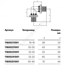 Угольник для PE-X труб аксиальный PPSU Дн 16х90гр RAUTITAN PX Rehau 11600211001