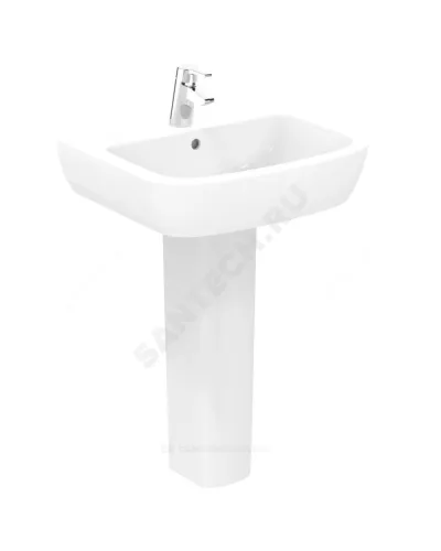 Умывальник подвесной TEMPO 60 1 отверстие под смеситель по центру Ideal Standard T056401