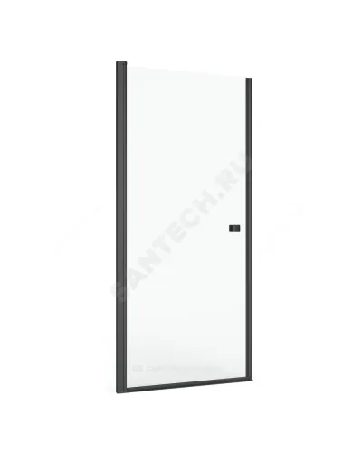 Дверь душевая Capital 900х1950мм прозрачное стекло профиль черный Roca M4710016M