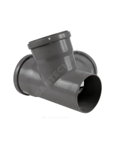 Крестовина PP-H 2-плоскостная серая HT HTED Дн 110х110х110х67гр б/нап в/к Ostendorf 115920