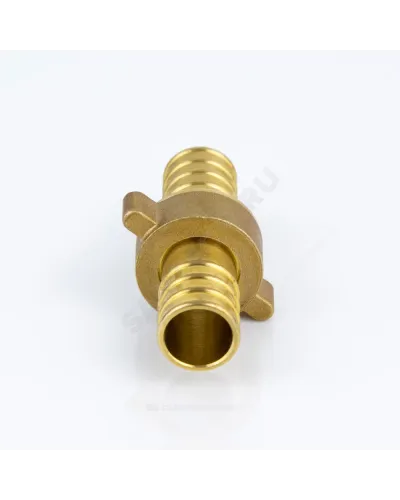 Соединитель штуцерный латунь разъемный для шланга Дн 18 9105 Aquasfera 9105-02