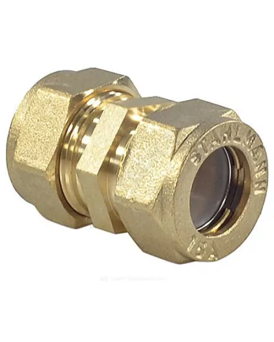 Муфта латунь 15A обжим STAHLMANN SSWL15/150BEF