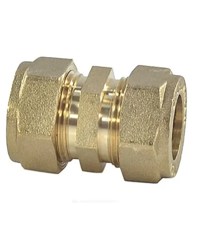 Муфта латунь 15A обжим STAHLMANN SSWL15/150BEF