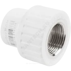 Муфта PP-R комбинированная белая Дн 25х1/2" ВР RTP (РосТурПласт) 10654