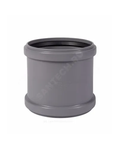 Муфта PP-H двухраструбная серая HT HTMM Дн 160 б/нап в/к Ostendorf 117510