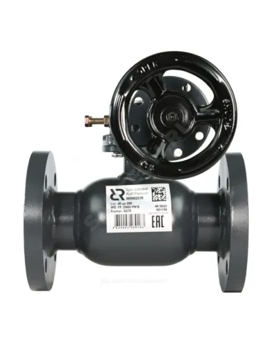 Кран шаровой сталь Jip-R Premium FF Ду 200 Ру16 фл с редуктором Ридан 065N0256GR