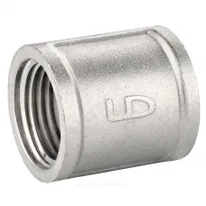 Муфта латунь никель Ду 50 (2") ВР/ВР LD LD.67.502.50