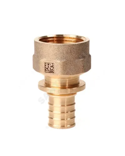 Муфта для PE-X труб аксиальная бронза Дн 20х3/4 ВР RX+ Рехау 14563293001