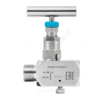 Клапан игольчатый нерж SS-V4 Ду 15 Ру40 ВР/НР G1/2" с маховиком без фланца Росма 00000034406
