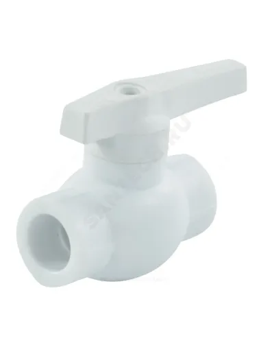 Кран шаровой PP-R белый Дн 32 внутренняя пайка VALFEX 10144032