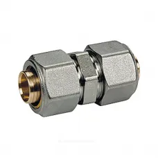 Муфта для МП/PE-X труб латунь обжим Дн 16 R560AM Giacomini R560MX048