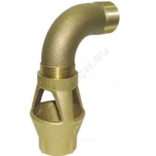 Воронка латунь R141C Ду 20х20 Ру10 ВР G3/4"хG3/4" с закругленным отводом Giacomini R141CY004