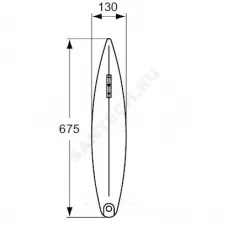 Перегородка для писсуара с крепежом Ideal Standard S612001