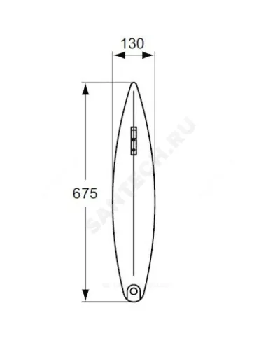Перегородка для писсуара с крепежом Ideal Standard S612001